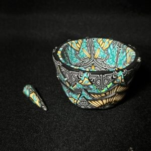 Cuia de Cerâmica + Pilão