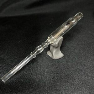 Coletor de Vidro Transparente com Design Escultural