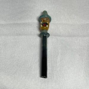 Piteira de Vidro Cogumelo com Chapéu Azul