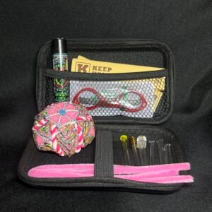 Kit Rosa Completo com Case – Cuia + Piteiras + Acessórios